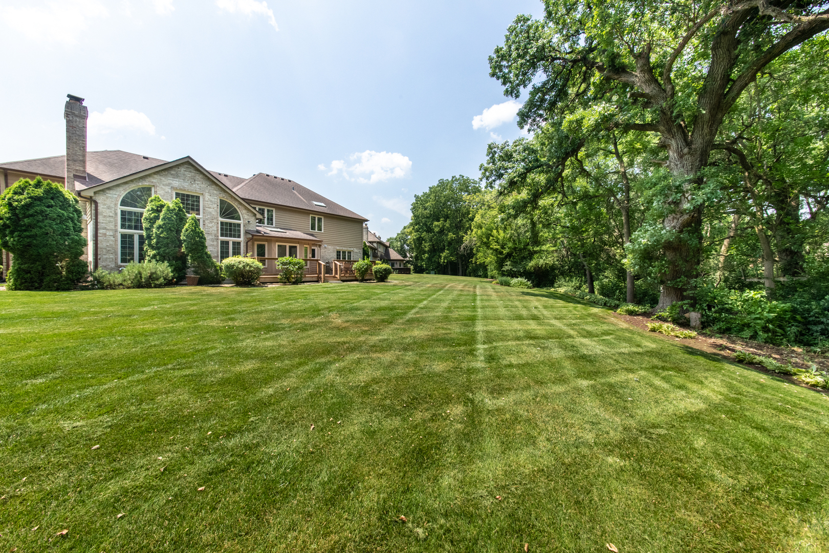 23W230 Hampton Circle Naperville, IL 60540 - Photo 45 of 55 a view of a big house with a big yard and large trees