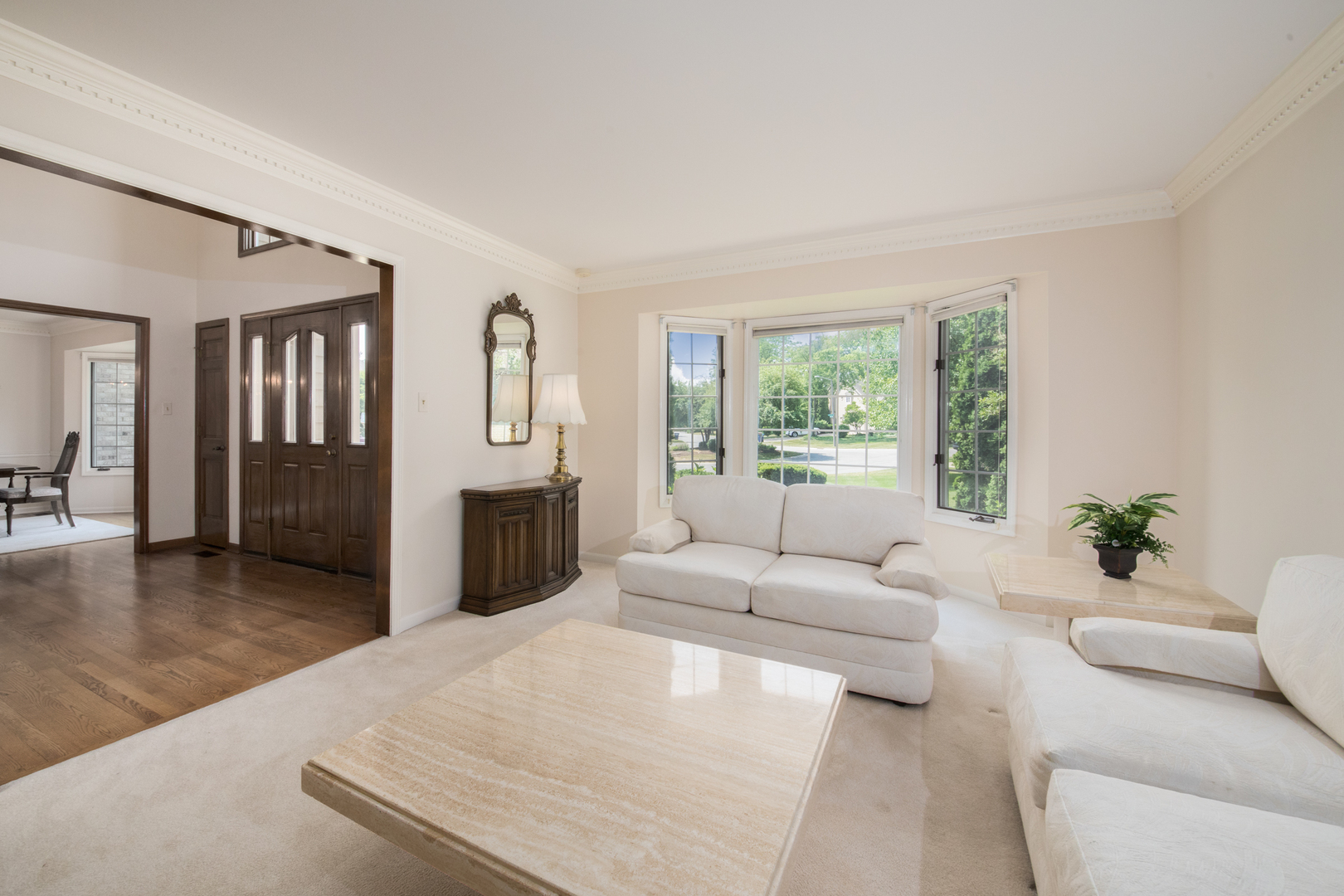 23W230 Hampton Circle Naperville, IL 60540 - Photo 8 of 55 a living room with furniture and a fireplace