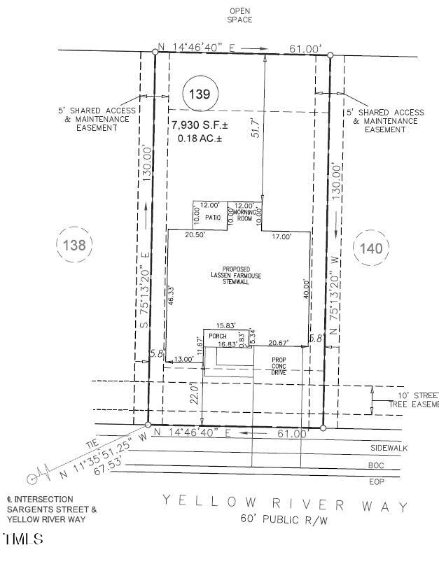 159 Yellow River Way Garner, NC 27529 - Photo 10 of 31 Plot Plan