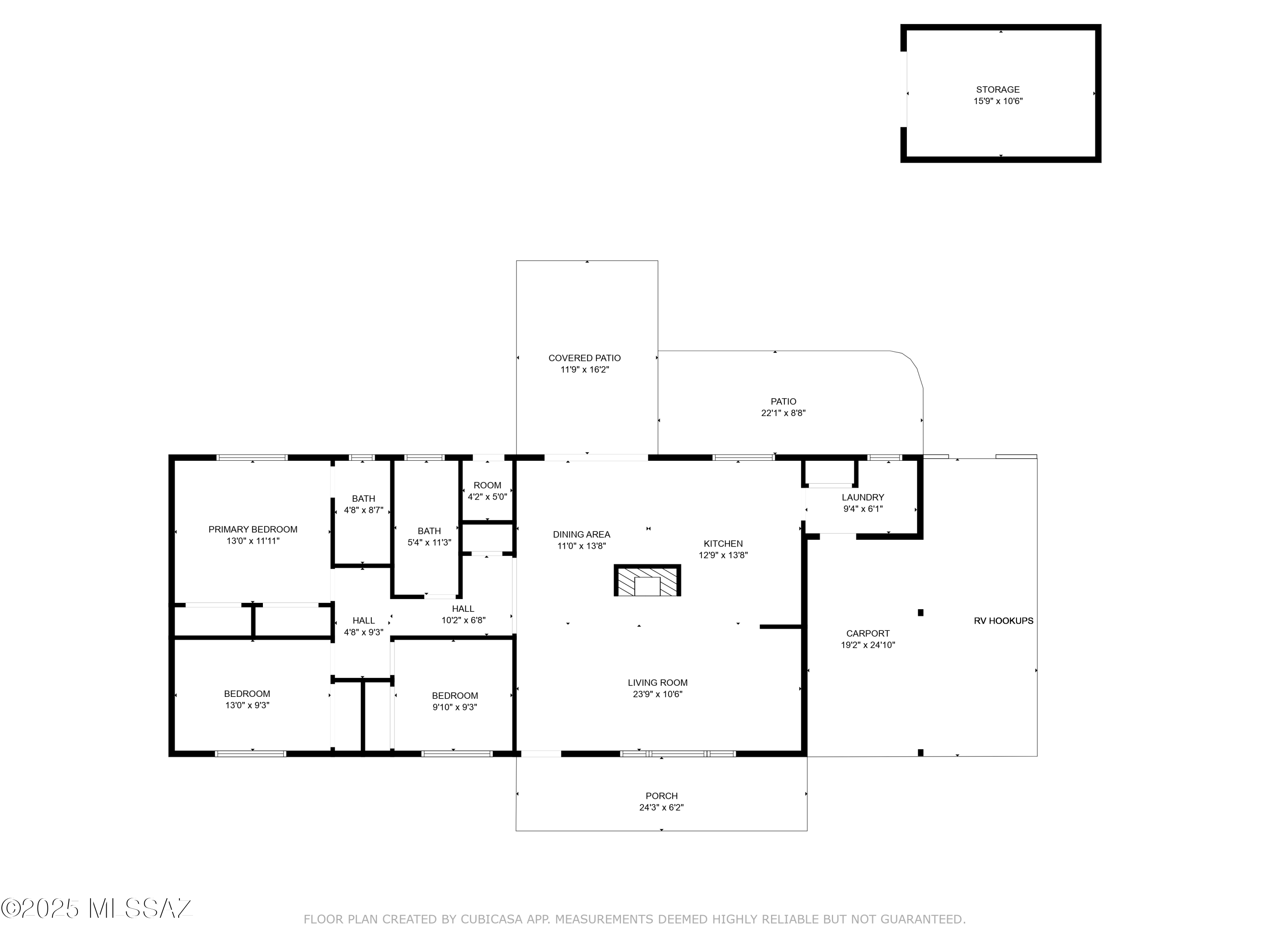 5501 East Spring Street Tucson, AZ 85712 - Photo 31 of 32 a picture of floor plan
