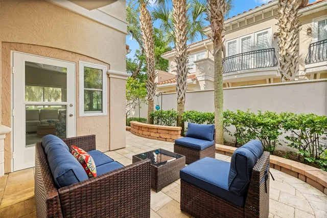 a outdoor living with furniture