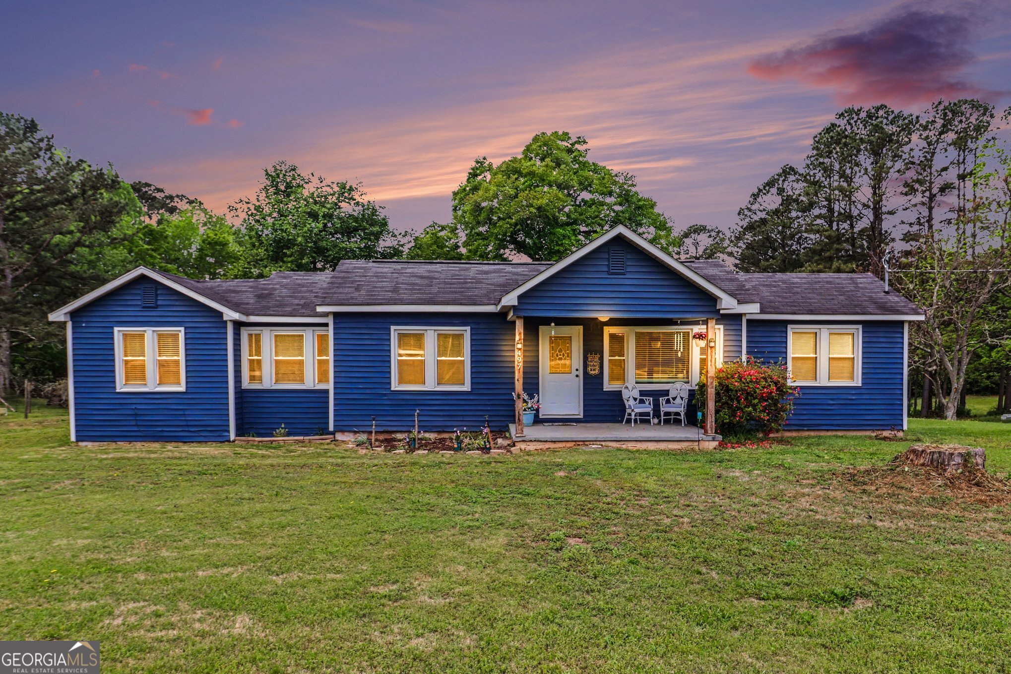 497 Corinth Road Hogansville, GA 30230 - Photo 2 of 37 a front view of a house with a yard