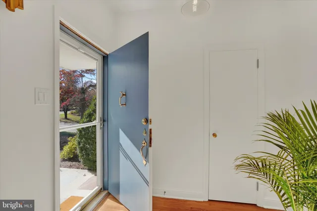 a view of a hallway with interior of the house
