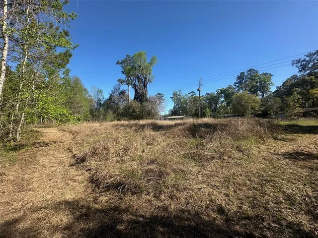 a view of outdoor space and trees