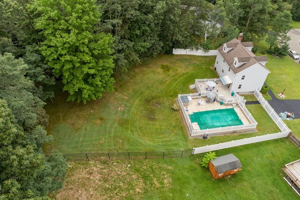 22 Stonehedge Circle Billerica, MA 01821 - Photo 21 of 30 an aerial view of a house with a ocean view
