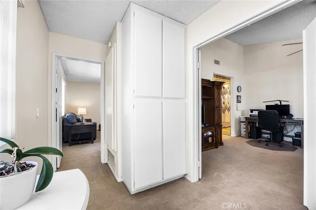 a view of a livingroom with furniture and a couch