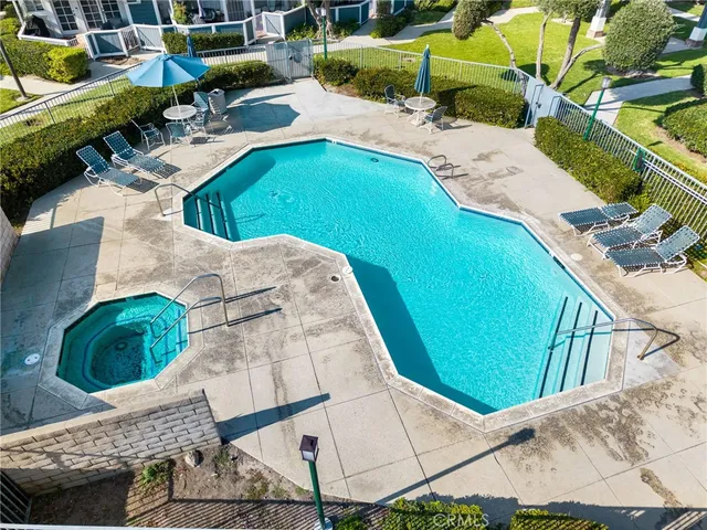 a view of yard from outdoor seating