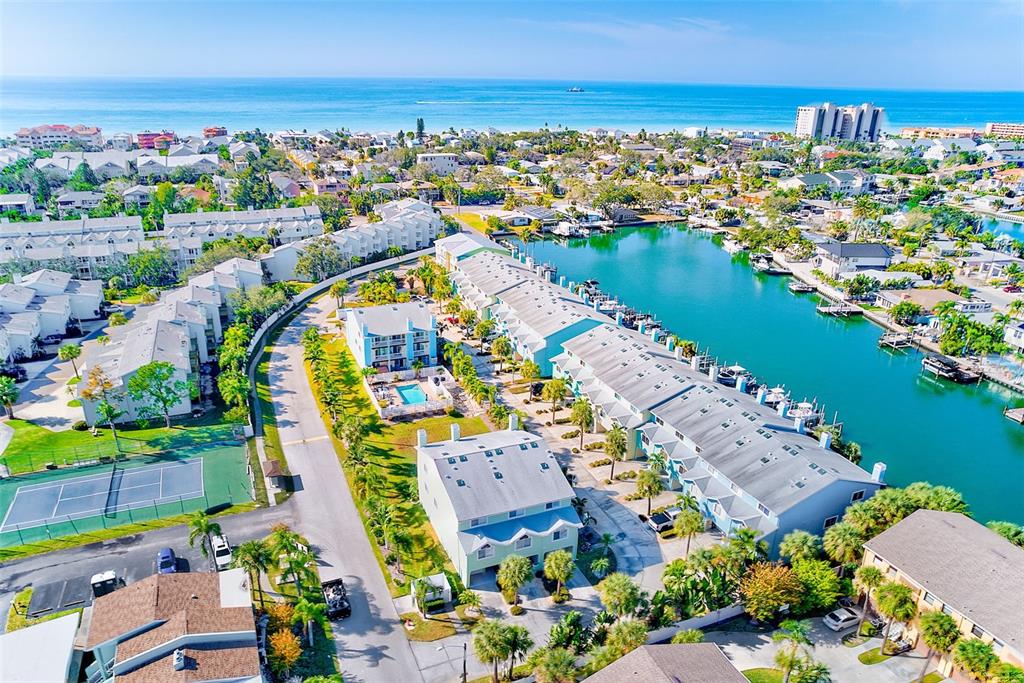 205 Marcdale Boulevard Indian Rocks Beach, FL 33785 - Photo 49 of 59 an aerial view of a city with ocean view