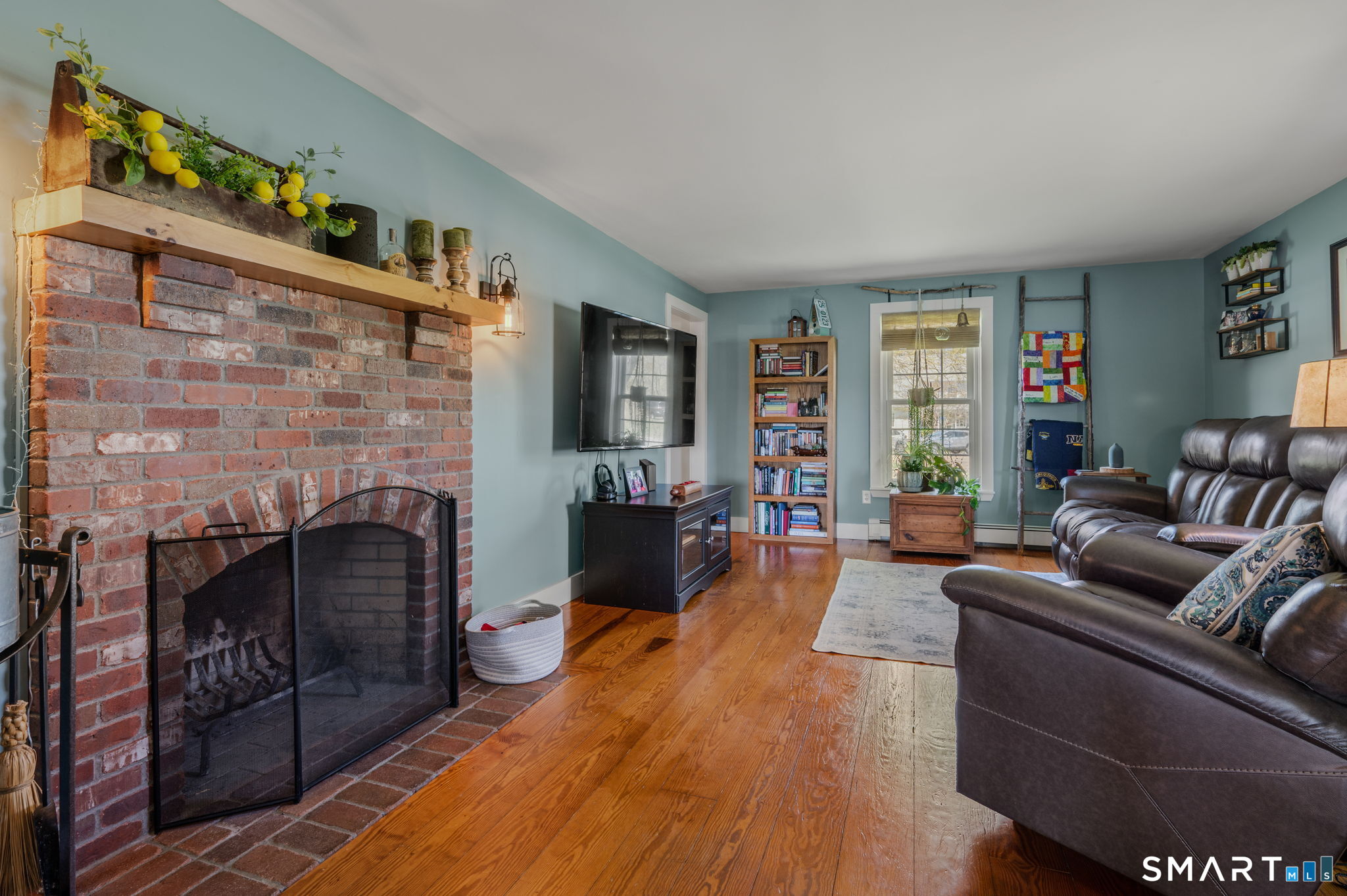 21 Hefflon Farm Road Old Lyme, CT 06371 - Photo 10 of 40 Gorgeous brick fireplace