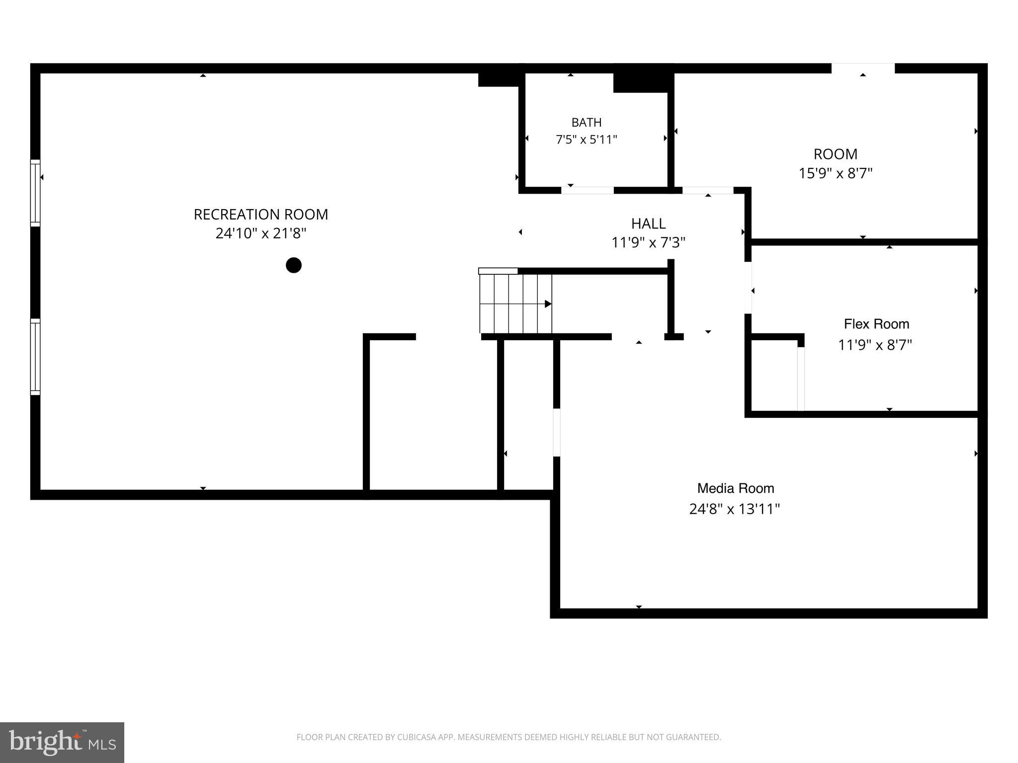 14908 Notley Road Silver Spring, MD 20905 - Photo 40 of 50 Basement: All measurements are approximate.