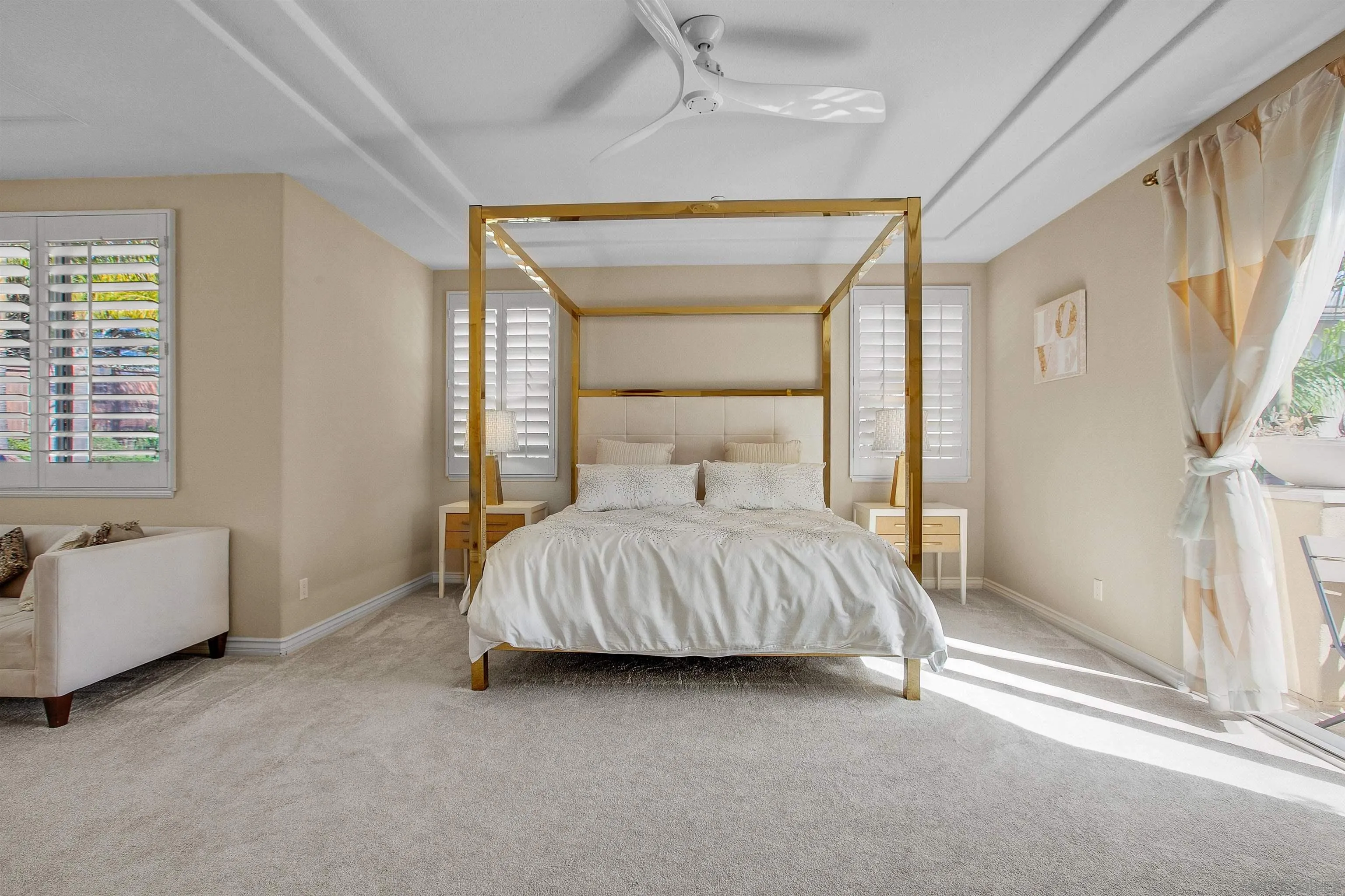 1460 Ravean Court Encinitas, CA 92024 - Photo 26 of 48 a bedroom with a bed and a window