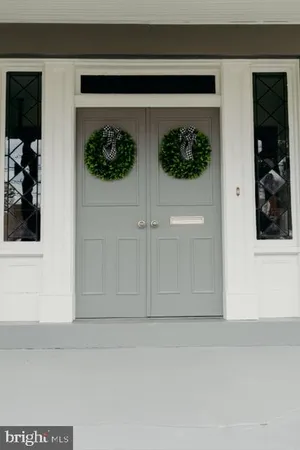 a view of front door