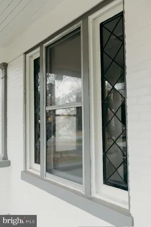 a window with a glass door
