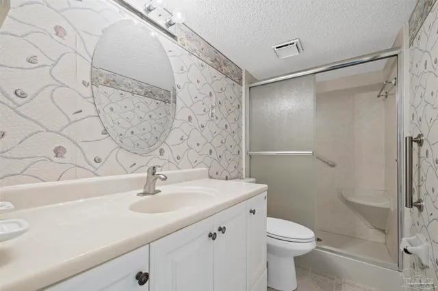 a view of a porch with wooden floor