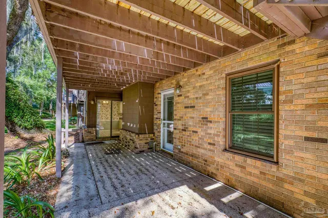 a view of a house with garden