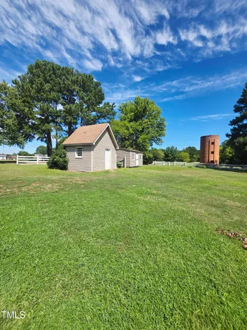 a house view with a garden