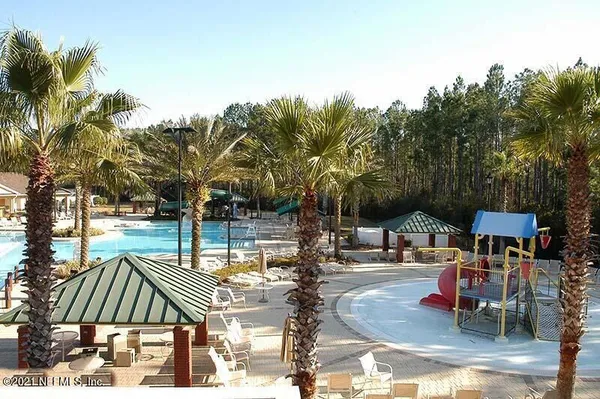 a outdoor view with a sitting space