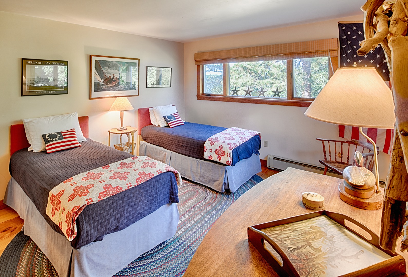24 Litchfield Road Edgartown, MA 02539 - Photo 16 of 18 a bedroom with furniture and a window