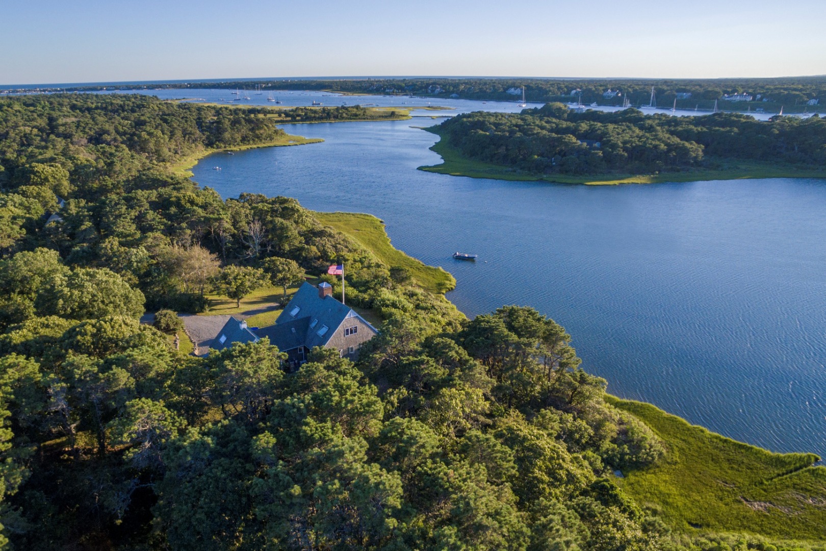 24 Litchfield Road Edgartown, MA 02539 - Photo 5 of 18 view of a lake