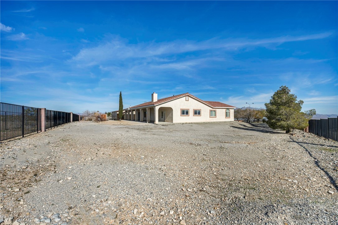 12652 Kyle Canyon Road Las Vegas, NV 89166 - Photo 49 of 50 back yard area, you can pull a trailer all around the property