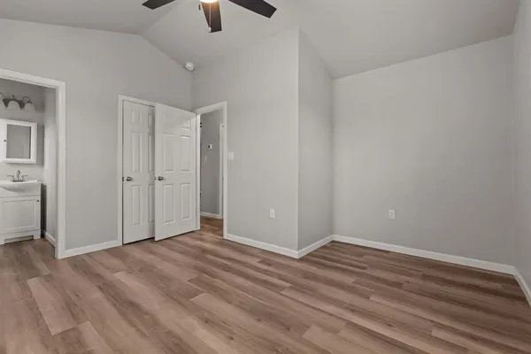 wooden floor in an empty room