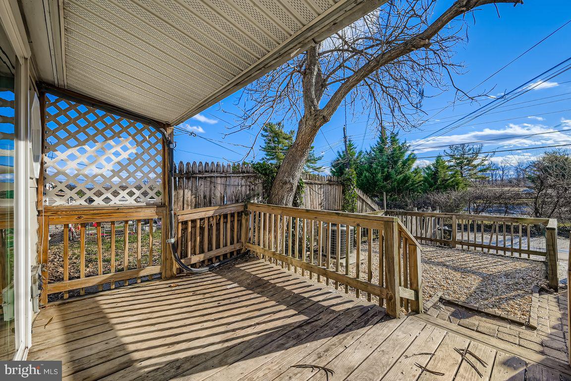 2725 Yarnall Road Baltimore, MD 21227 - Photo 19 of 21 Exterior Deck with Storage shed