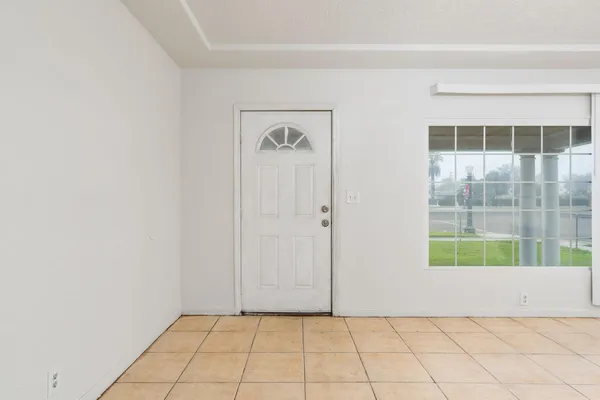 a view of front door