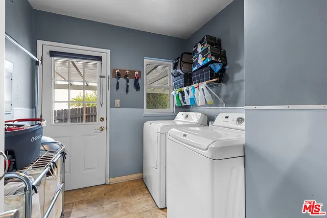 a room with storage and utility