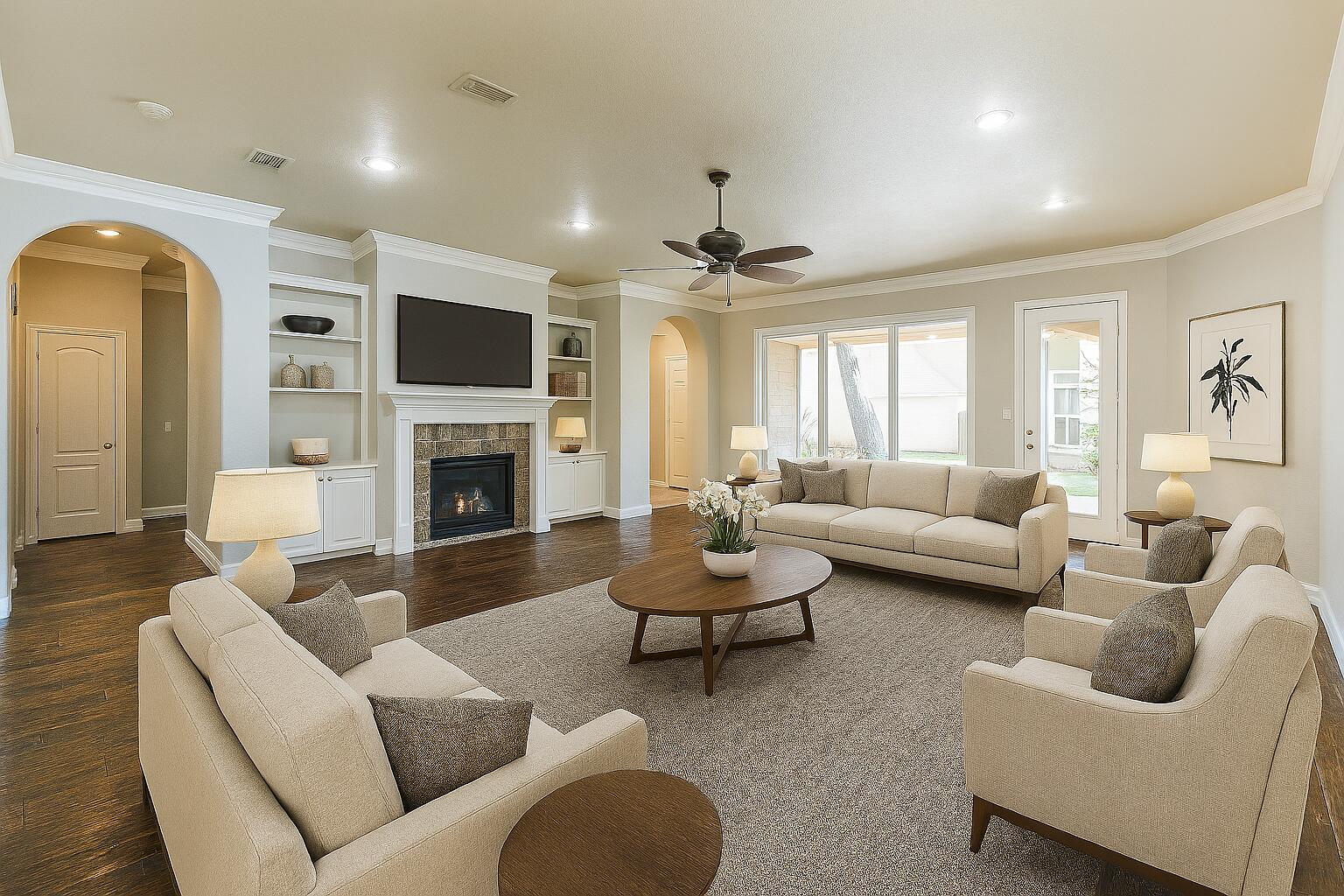 4602 101st Street Lubbock, TX 79424 - Photo 4 of 46 Virtually Staged Living Room Image
