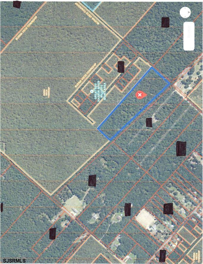 a aerial view of a house