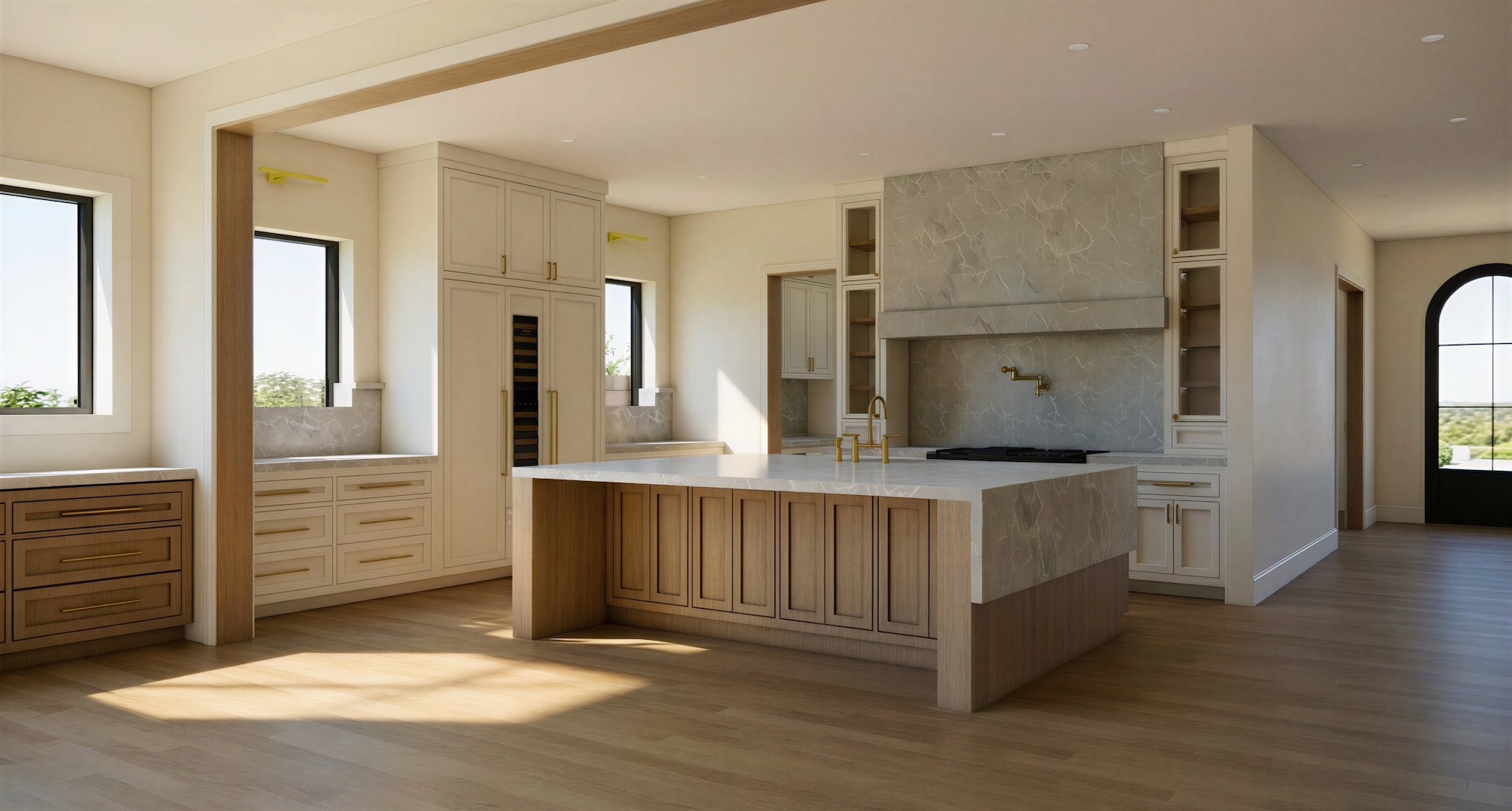 2247 Chilton Road Houston, TX 77019 - Photo 7 of 17 Kitchen Rendering