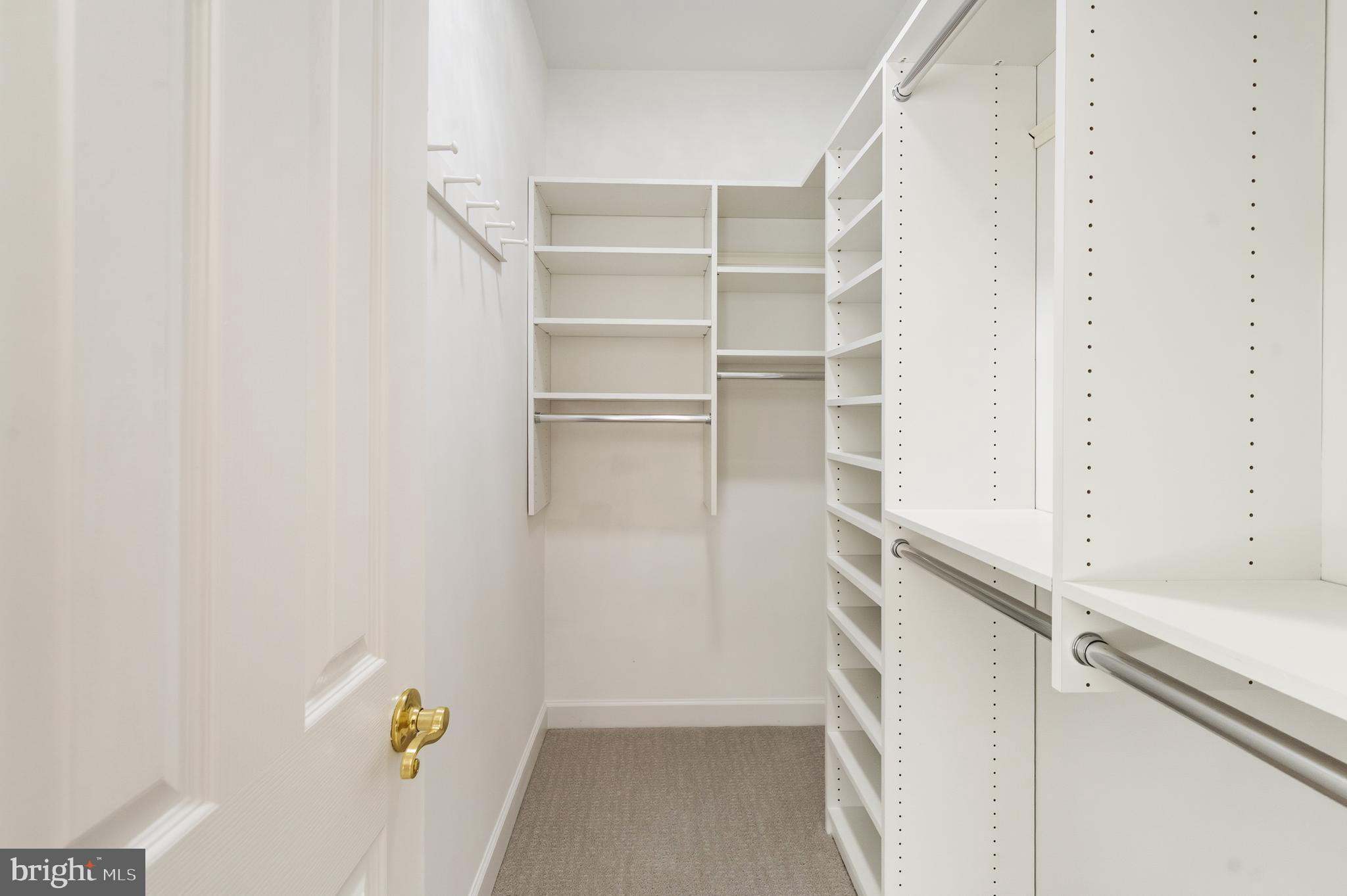 1919 Logan Manor Drive Reston, VA 20190 - Photo 19 of 57 a view of walk in closet with empty racks