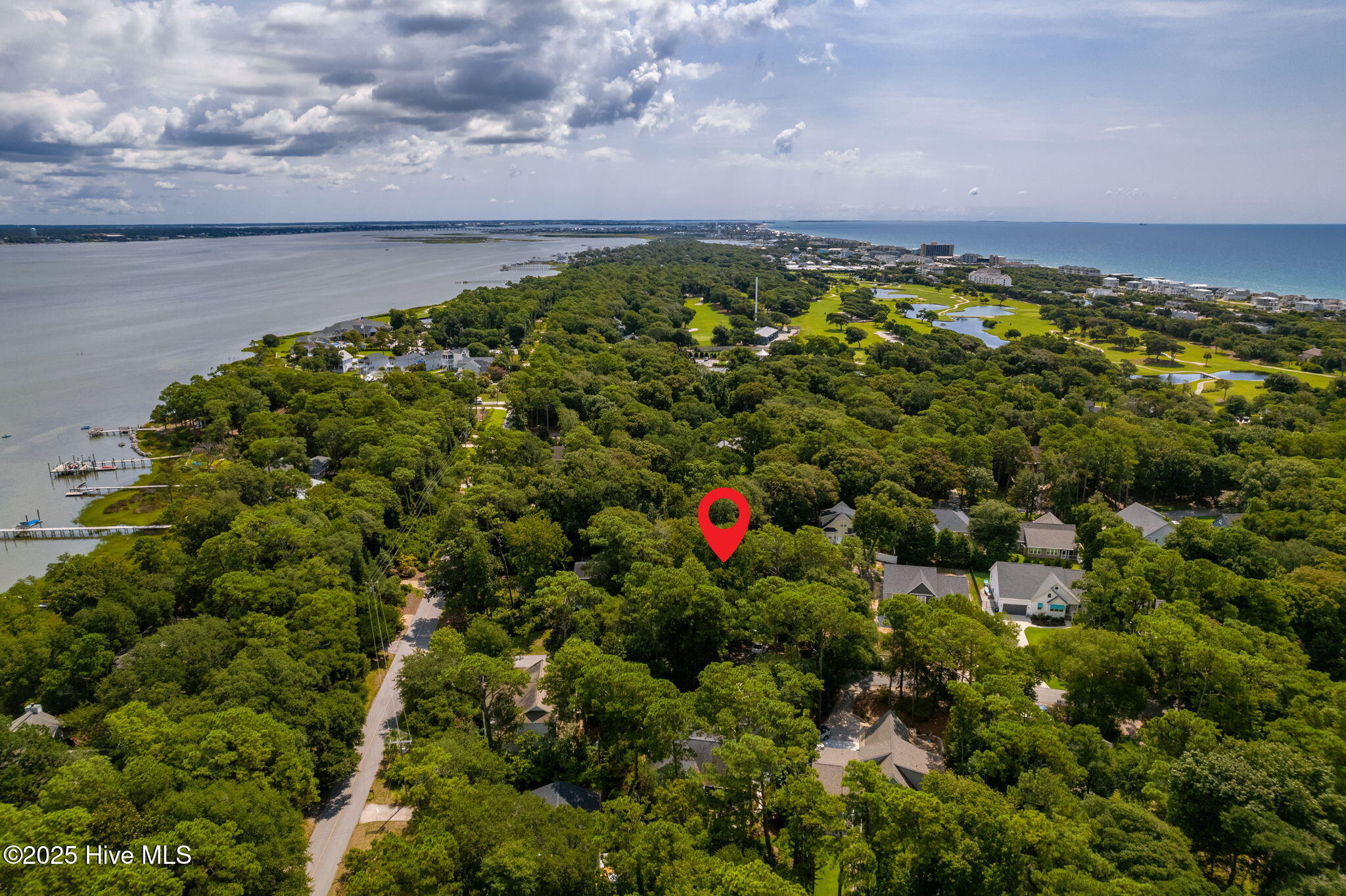 138 Yaupon Road Pine Knoll Shores, NC 28512 - Photo 36 of 68 Arial