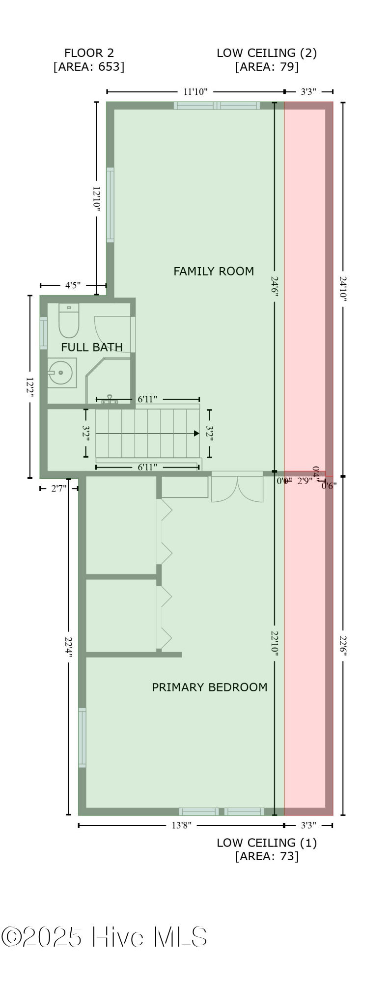 138 Yaupon Road Pine Knoll Shores, NC 28512 - Photo 68 of 68 Low ceiling on second floor is 1/2 inch below 7 feet, so total bonus room, bathroom, and part of second bedroom is not included in the total living area. (1644 sq. ft.)