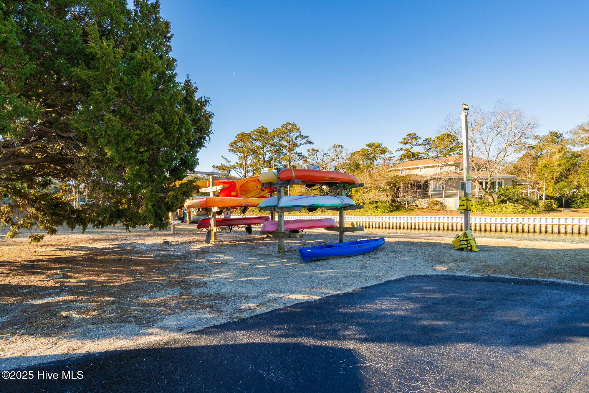138 Yaupon Road Pine Knoll Shores, NC 28512 - Photo 43 of 68 Kayak storage at McNeil park