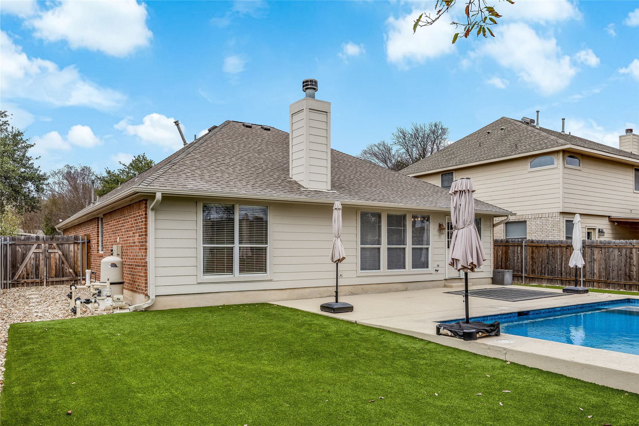 4319 South Summercrest Loop Round Rock, TX 78681 - Photo 3 of 35 a front view of a house with a yard
