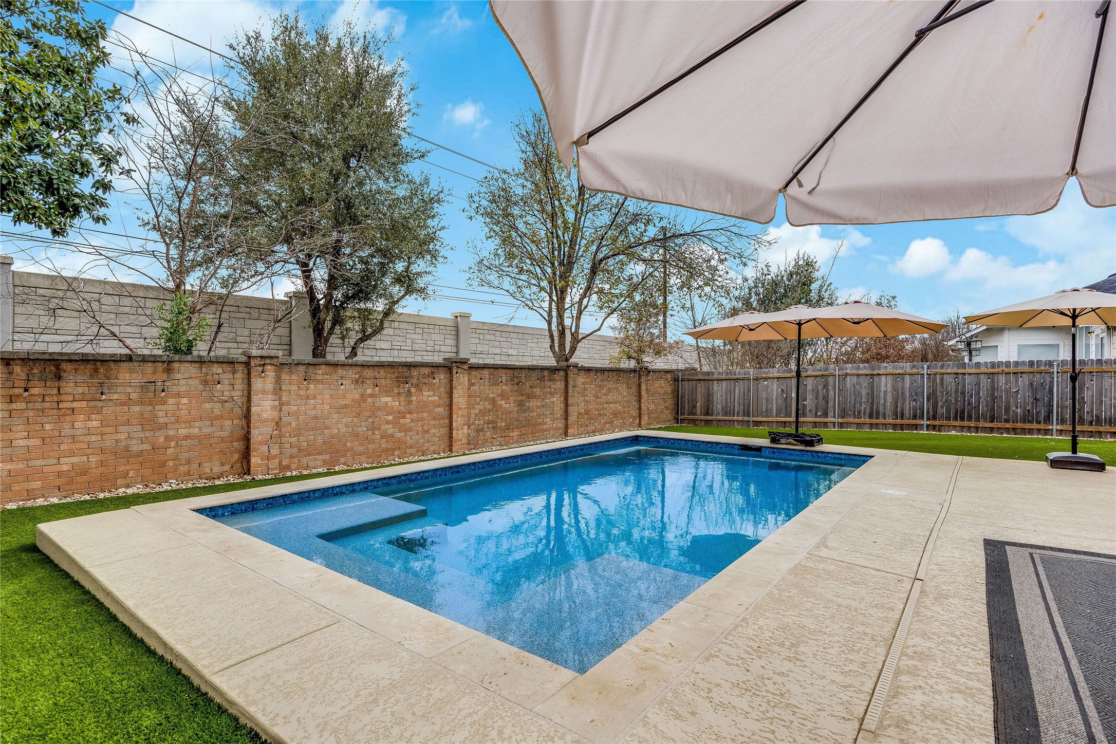 4319 South Summercrest Loop Round Rock, TX 78681 - Photo 4 of 35 a view of a swimming pool with a patio and a swimming pool