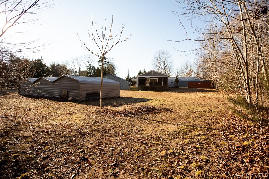 2625 Turkey Island Road Crewe, VA 23930 - Photo 36 of 45 a view of a backyard of the house
