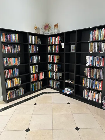 a view of a room with a garage