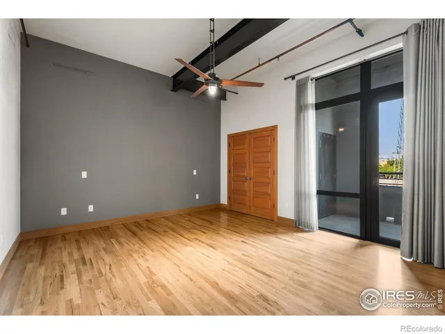 wooden floor in an empty room