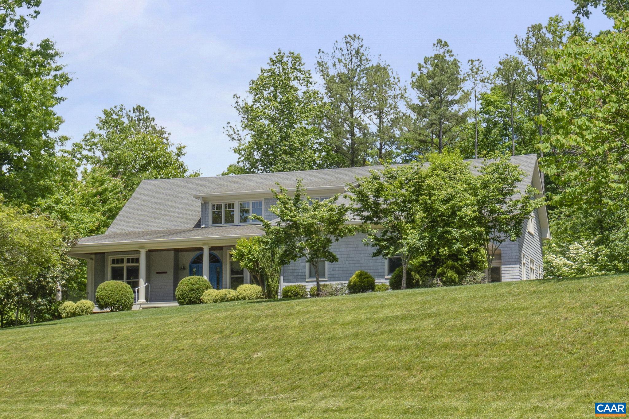 2025 Farringdon Road Keswick, VA 22947 - Photo 2 of 55 a front view of a house with a yard