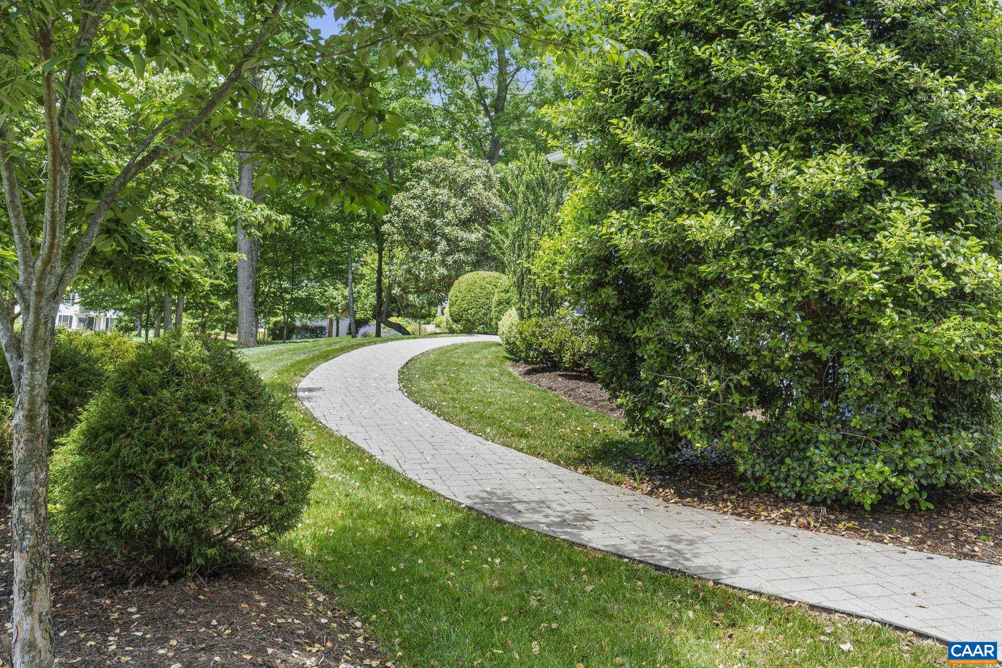 2025 Farringdon Road Keswick, VA 22947 - Photo 49 of 55 a view of a garden with a pathway