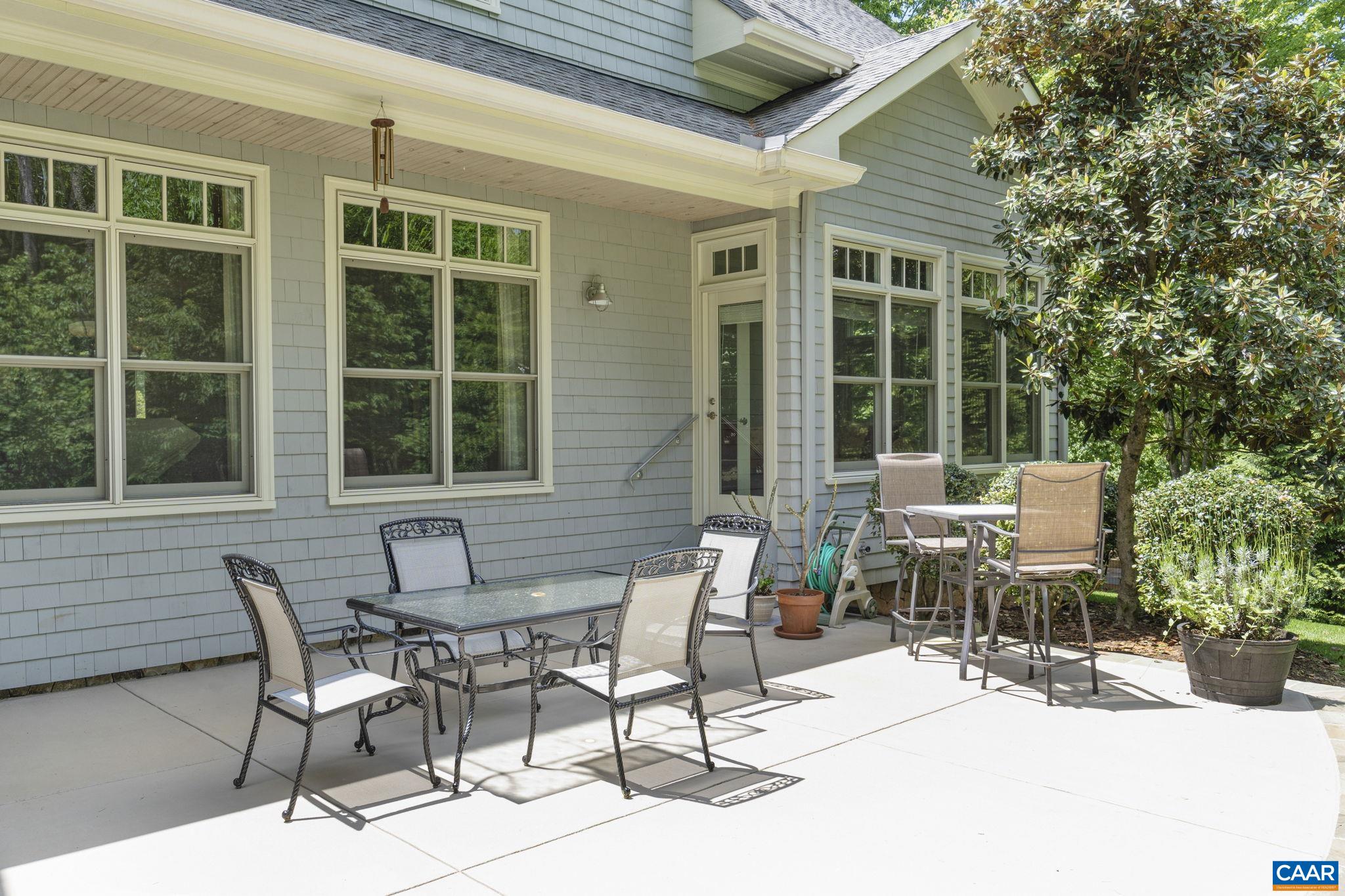 2025 Farringdon Road Keswick, VA 22947 - Photo 52 of 55 a view of a house with backyard and sitting area
