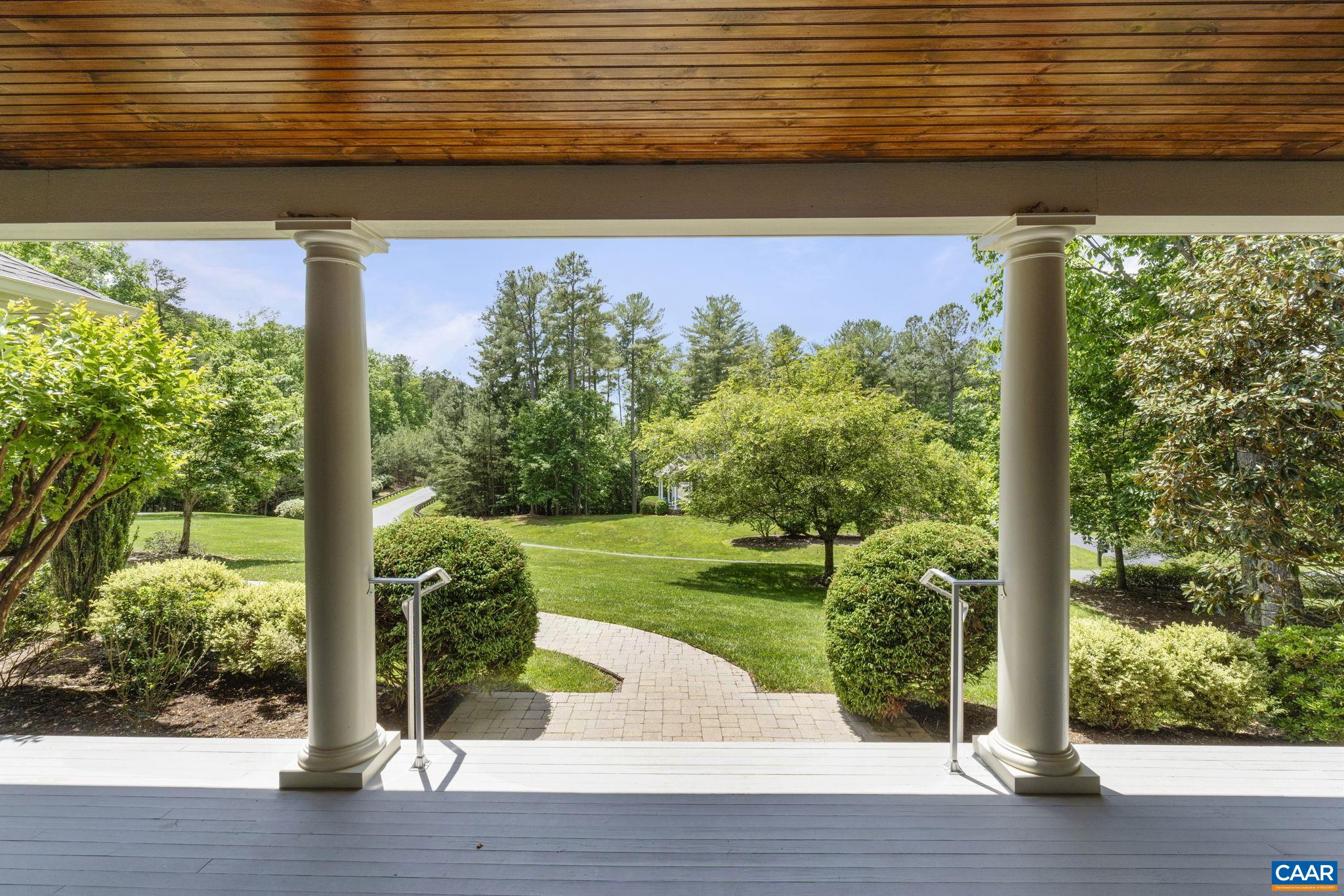 2025 Farringdon Road Keswick, VA 22947 - Photo 6 of 55 a view of a wooden door and a yard