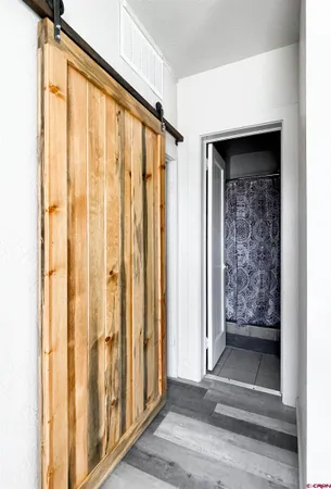 a view of front door