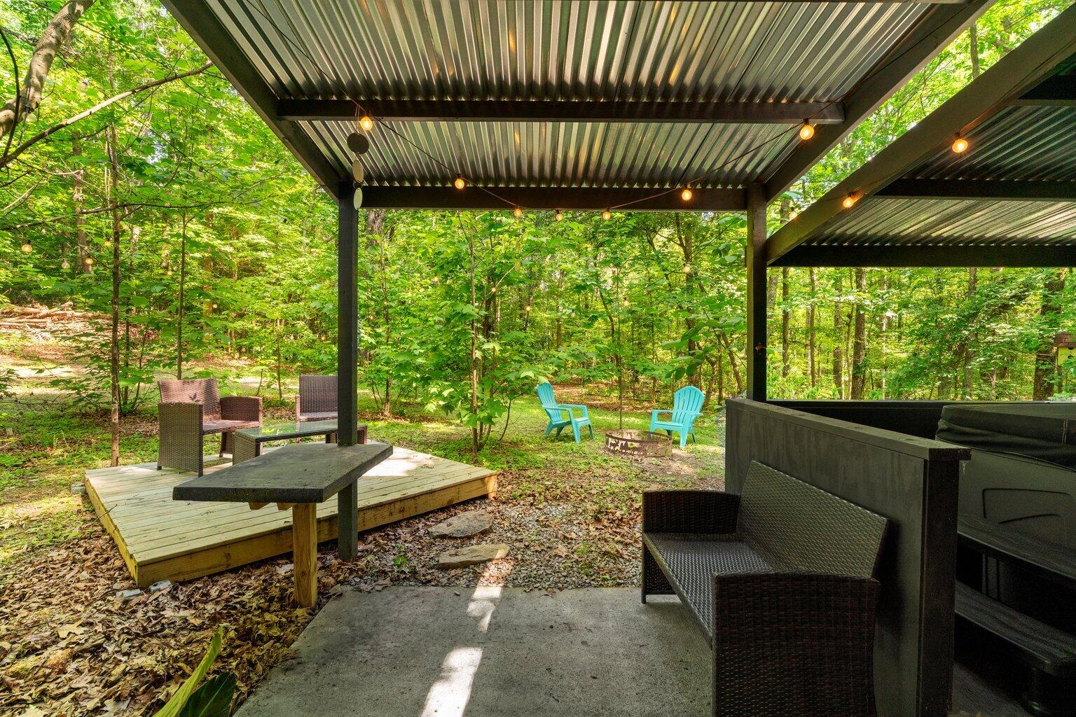 1491 Furnace Creek Road LaFayette, GA 30728 - Photo 11 of 32 Guest House Patio and Hot Tub
