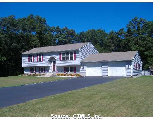 132 Tarklin Hill Road Voluntown, CT 06384 - Photo 1 of 1 a view of a house with a big yard