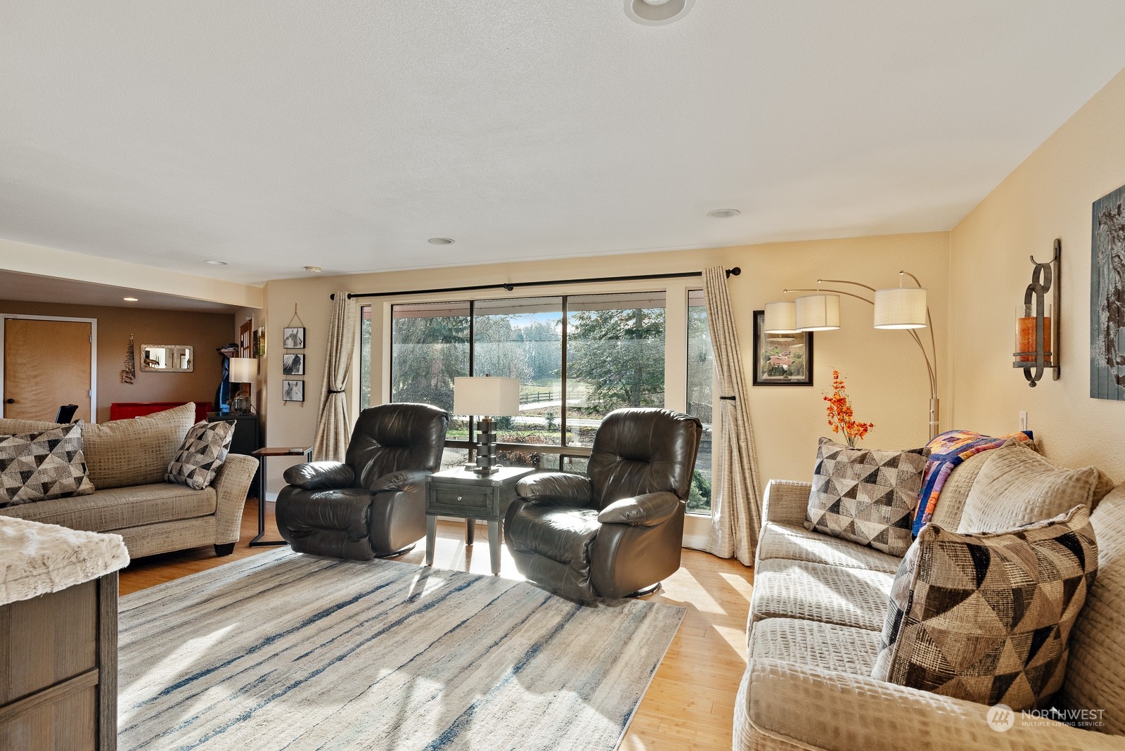2820 Douglas Road Ferndale, WA 98248 - Photo 7 of 40 a living room with furniture and a large window