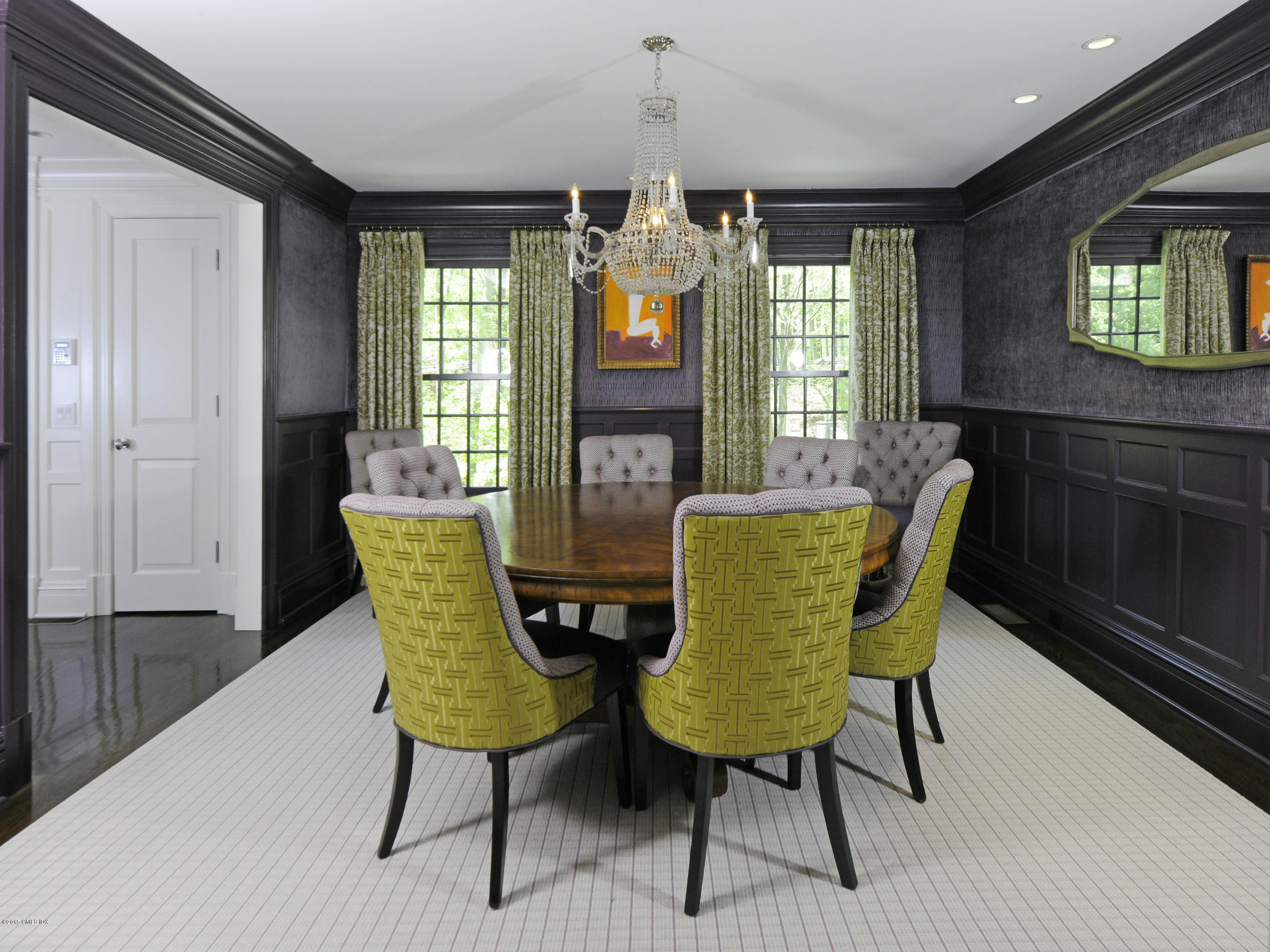 29 Butternut Hollow Road Greenwich, CT 06830 - Photo 6 of 29 a view of a dining room with furniture window and wooden floor