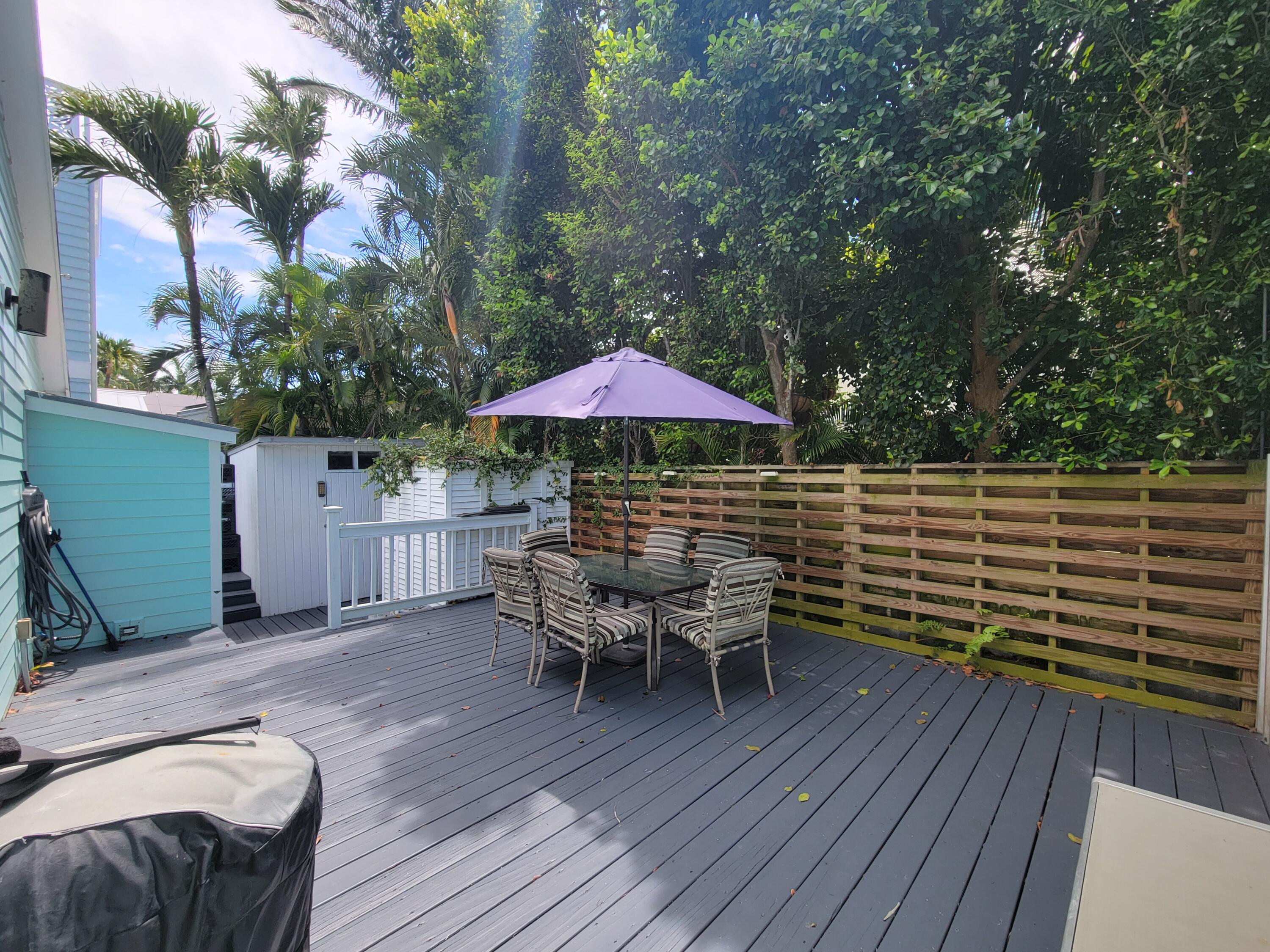 1022 Washington Street Key West, FL 33040 - Photo 16 of 23 Rear deck 1